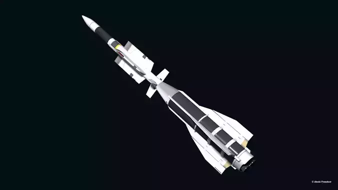 Aster 30 Sea Viper 3D model