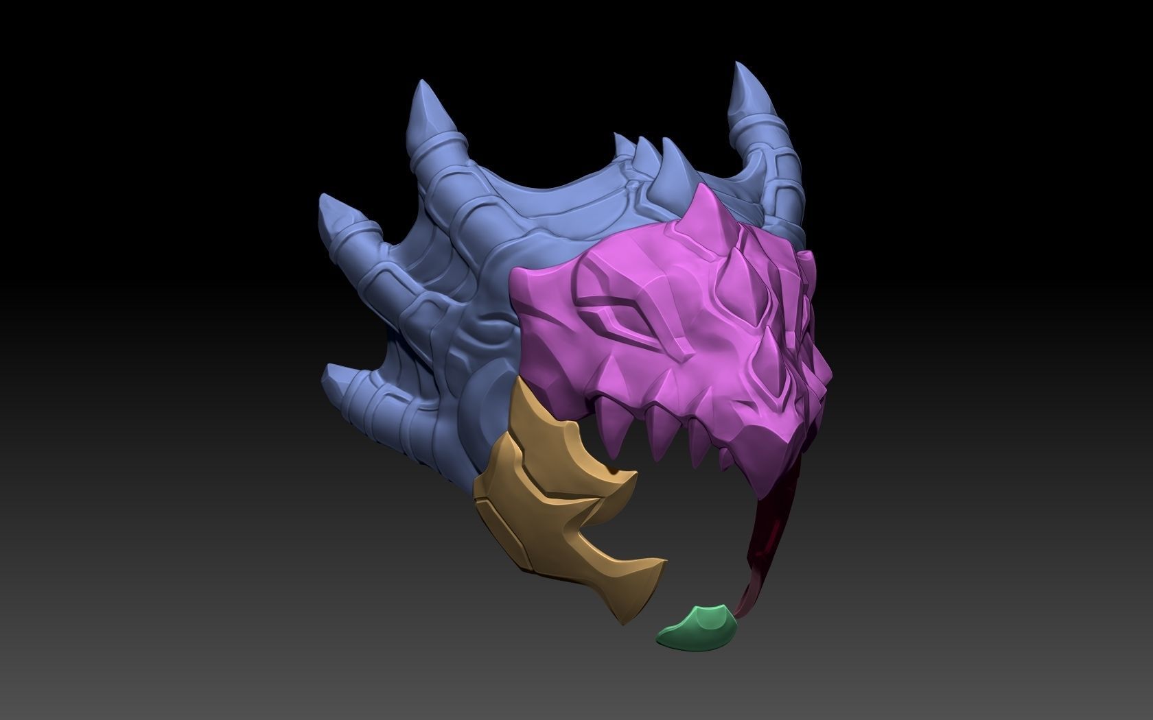 Mercy Dragoon Helmet 3D print Model Overwatch 3D print model_11