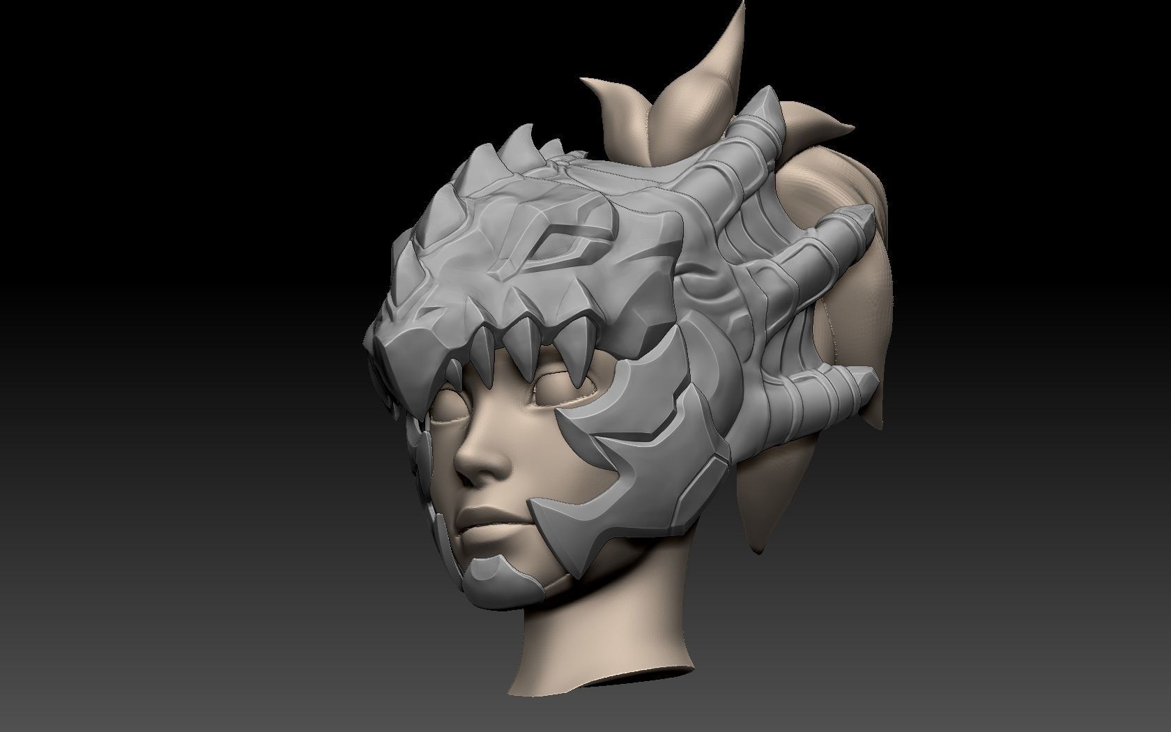 Mercy Dragoon Helmet 3D print Model Overwatch 3D print model_17