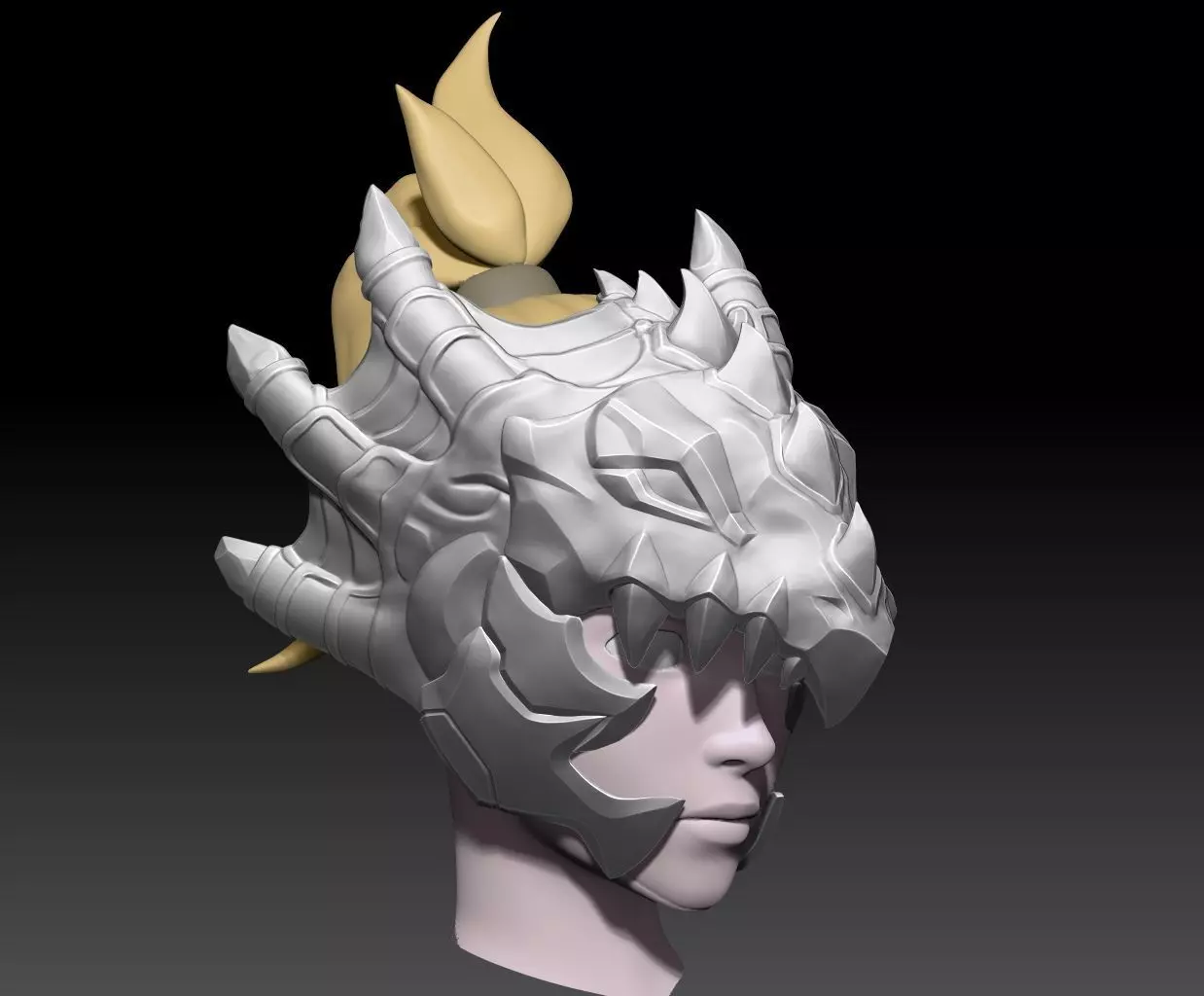 Mercy Dragoon Helmet 3D print Model Overwatch 3D print model_0