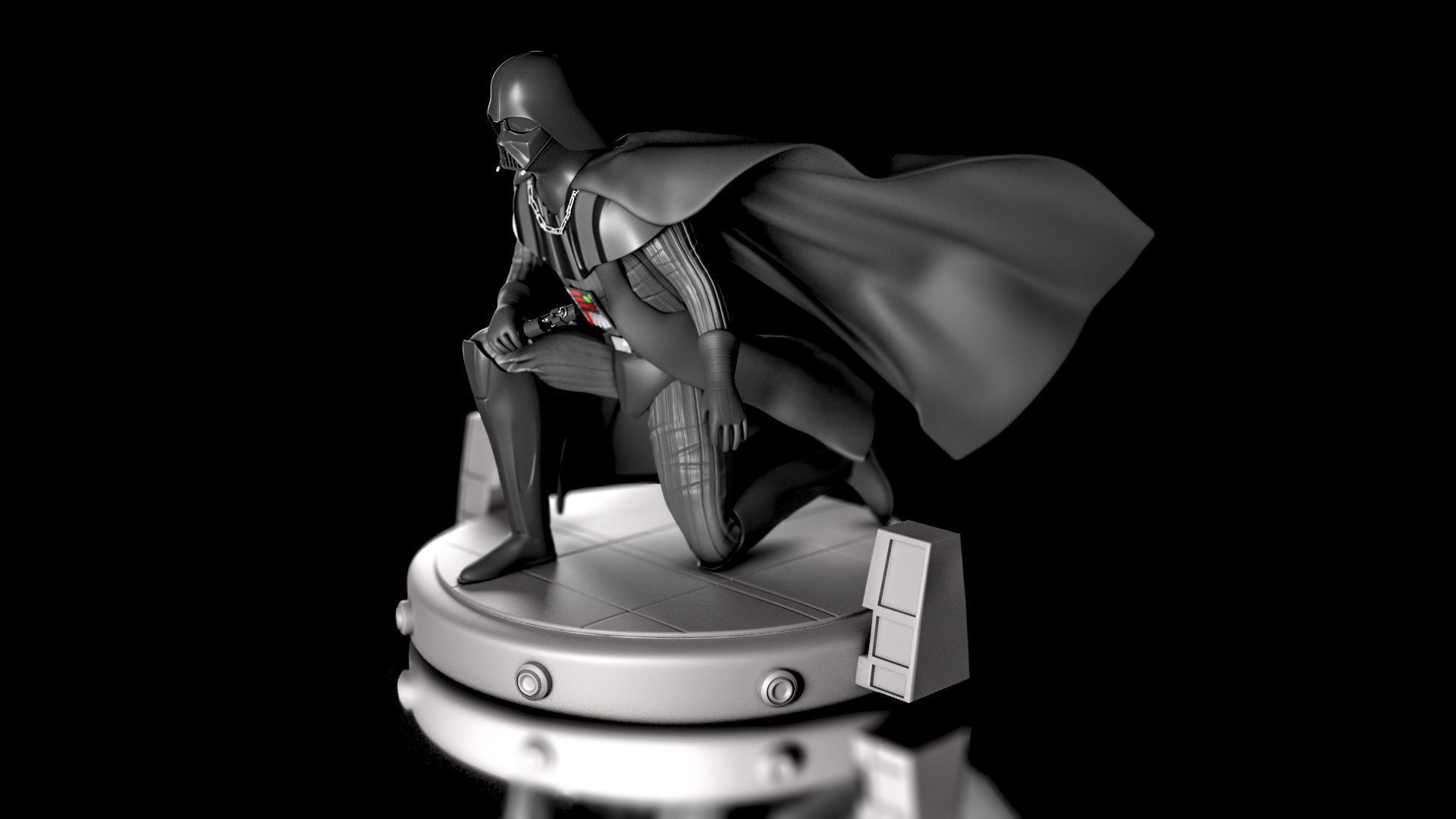 darth vader 3D print model 3D print model_4