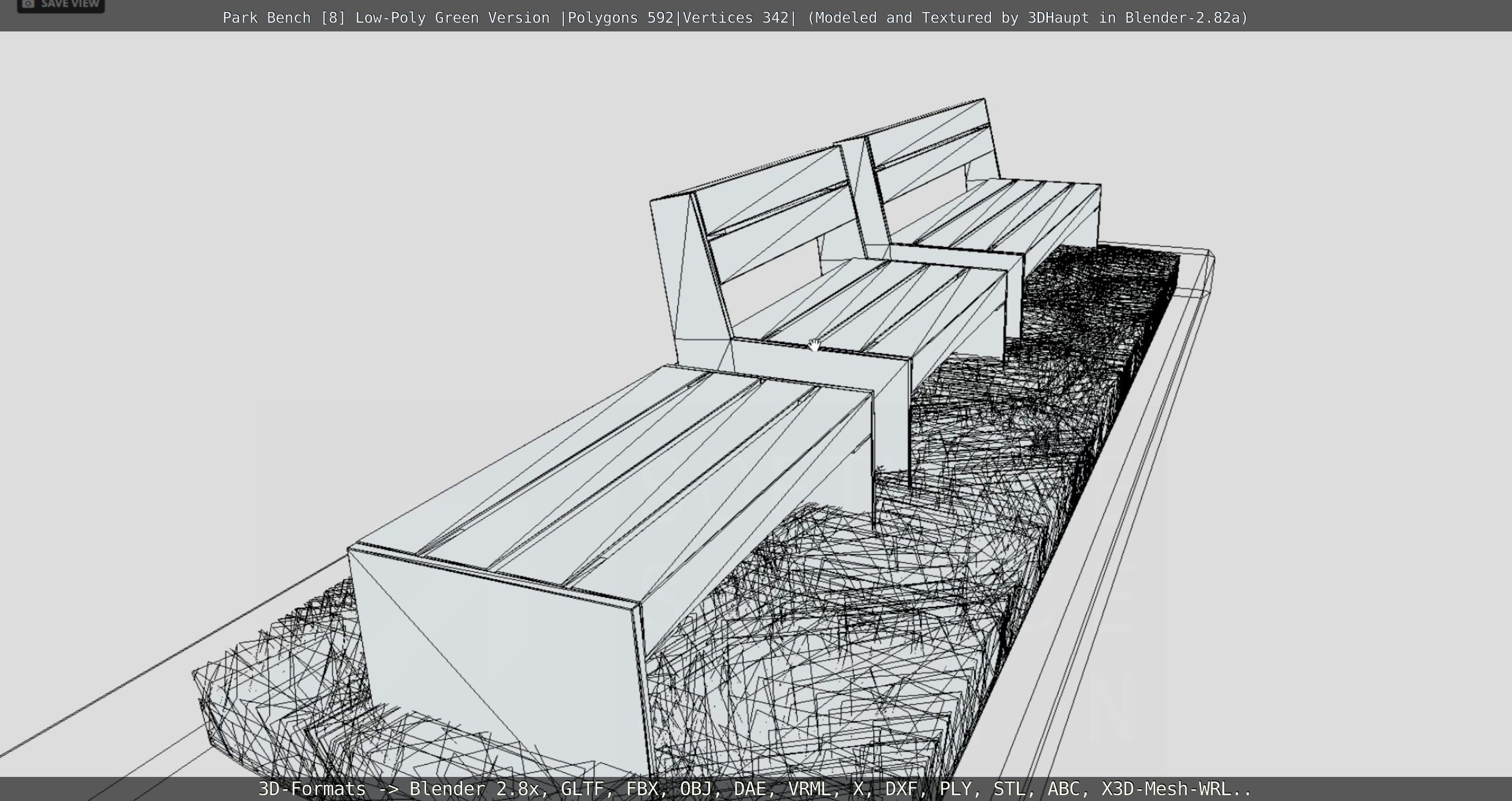 Park Bench -8- 3D Model Collection_34