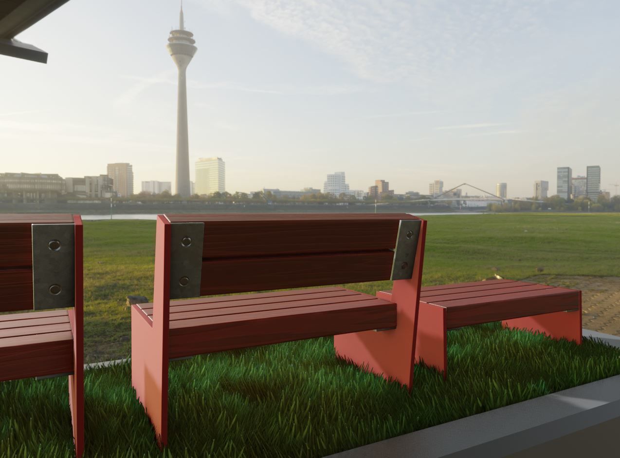 Park Bench -8- 3D Model Collection_14