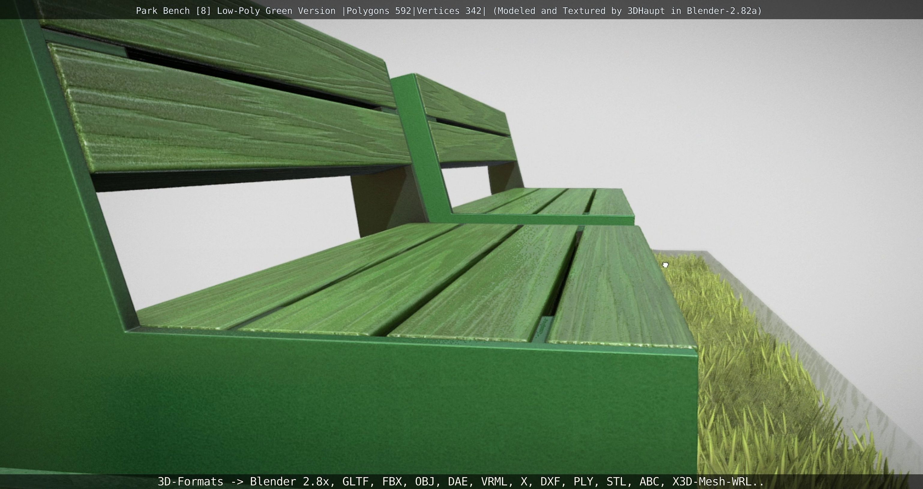Park Bench -8- 3D Model Collection_52