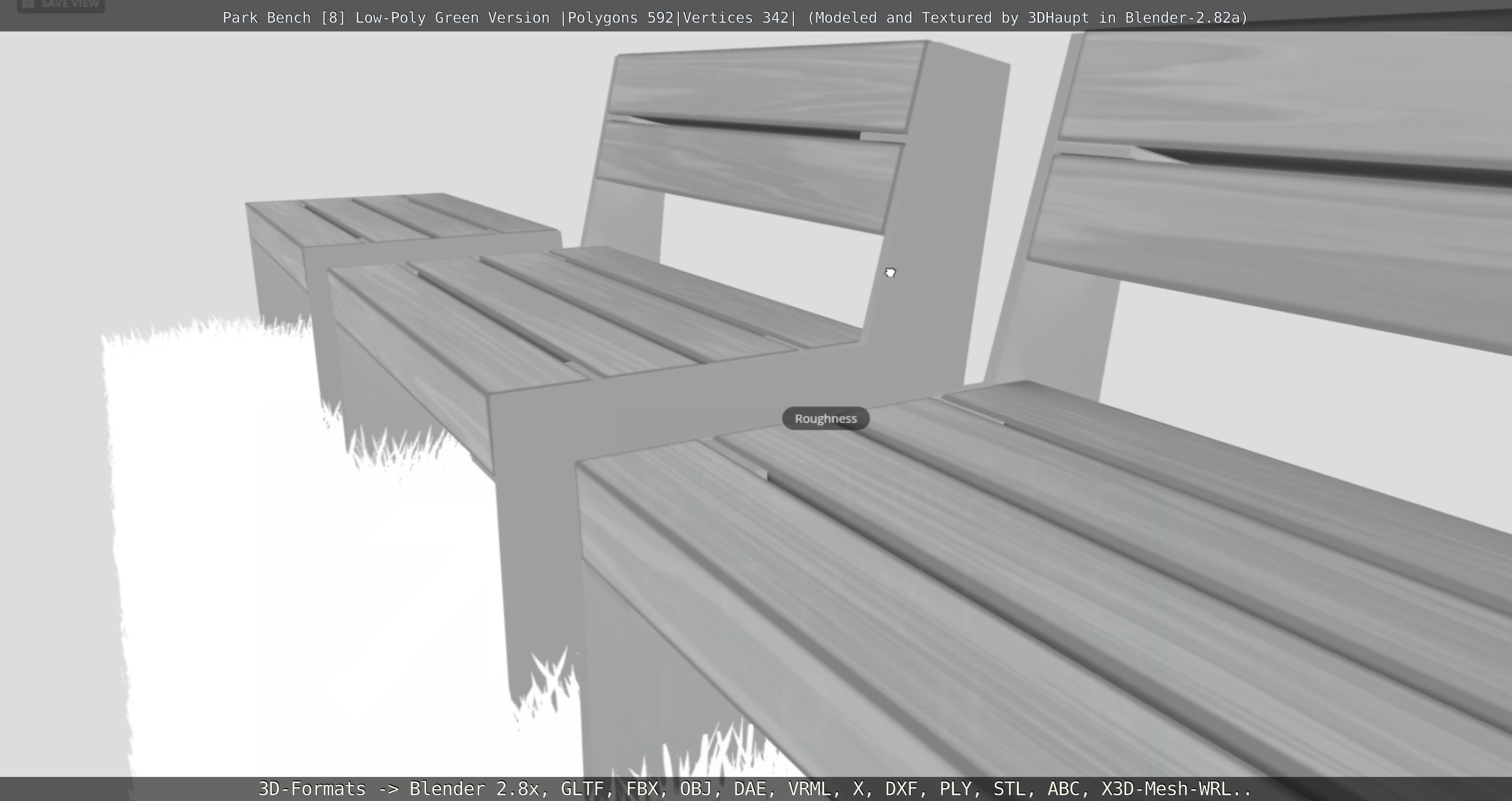 Park Bench -8- 3D Model Collection_49