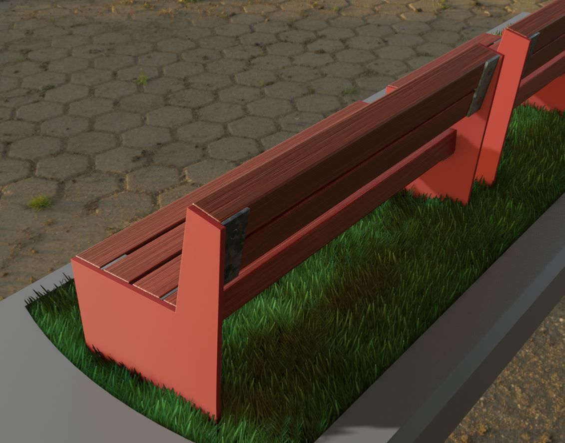 Park Bench -8- 3D Model Collection_18