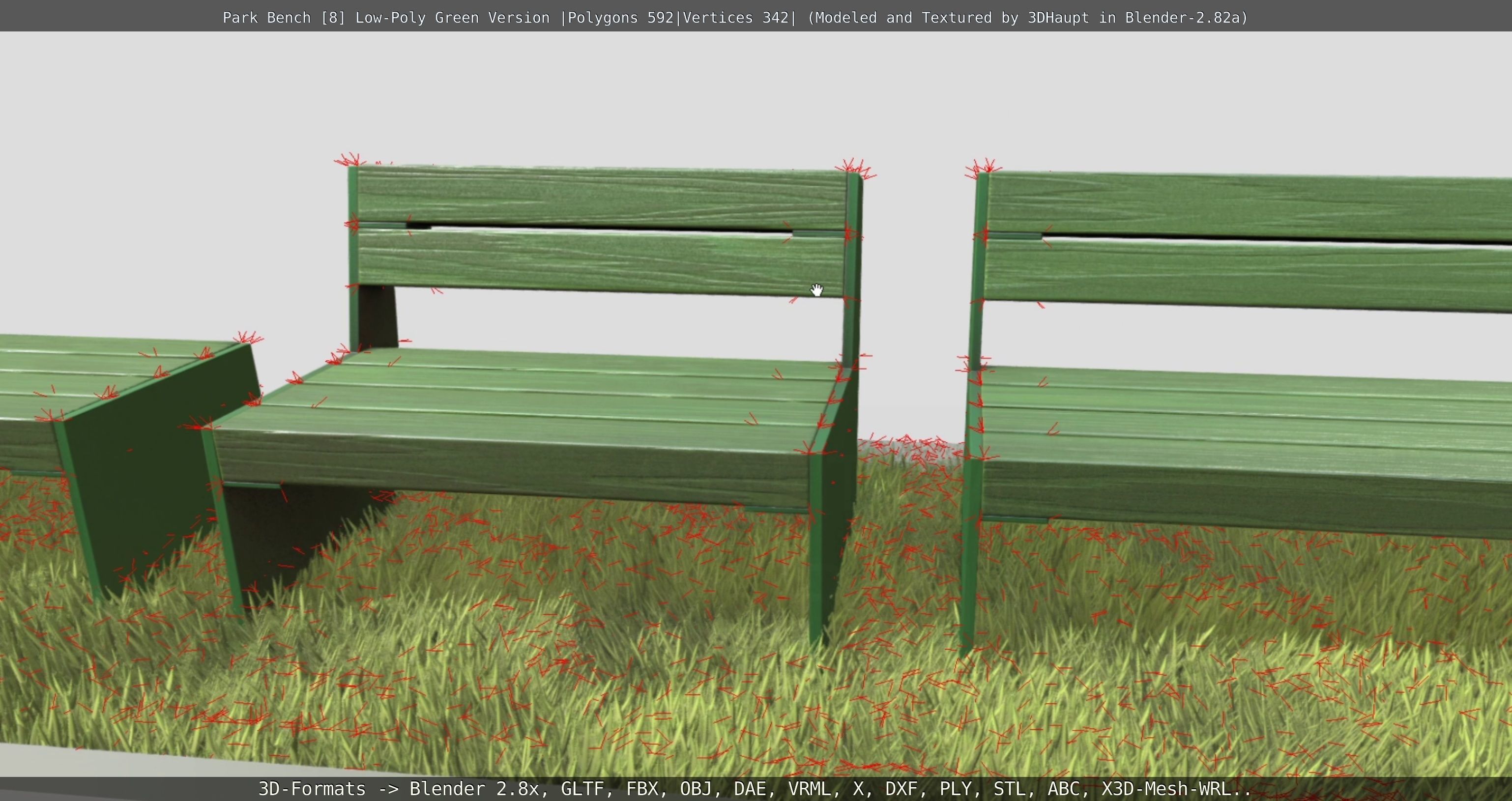 Park Bench -8- 3D Model Collection_39