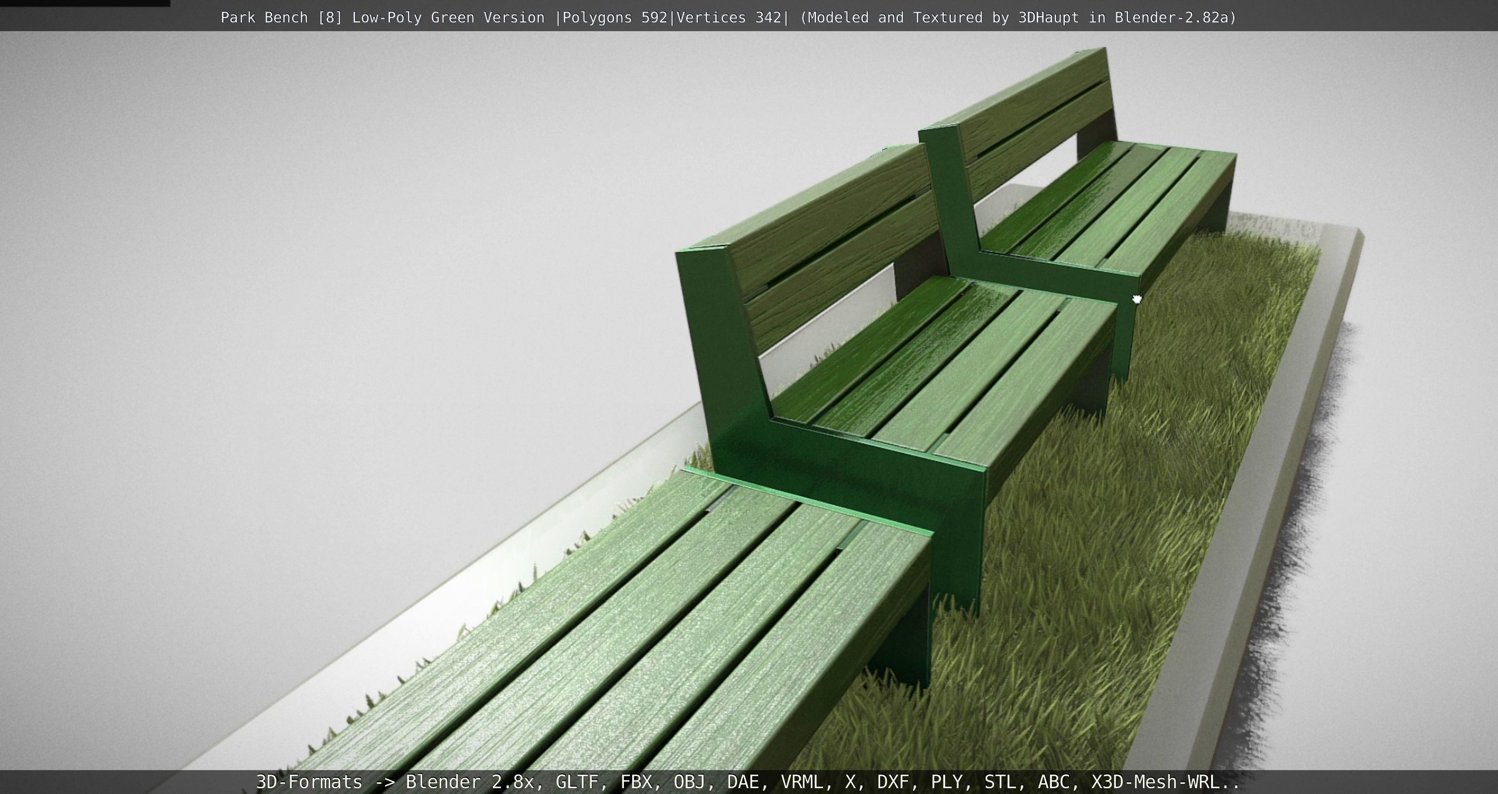 Park Bench -8- 3D Model Collection_66