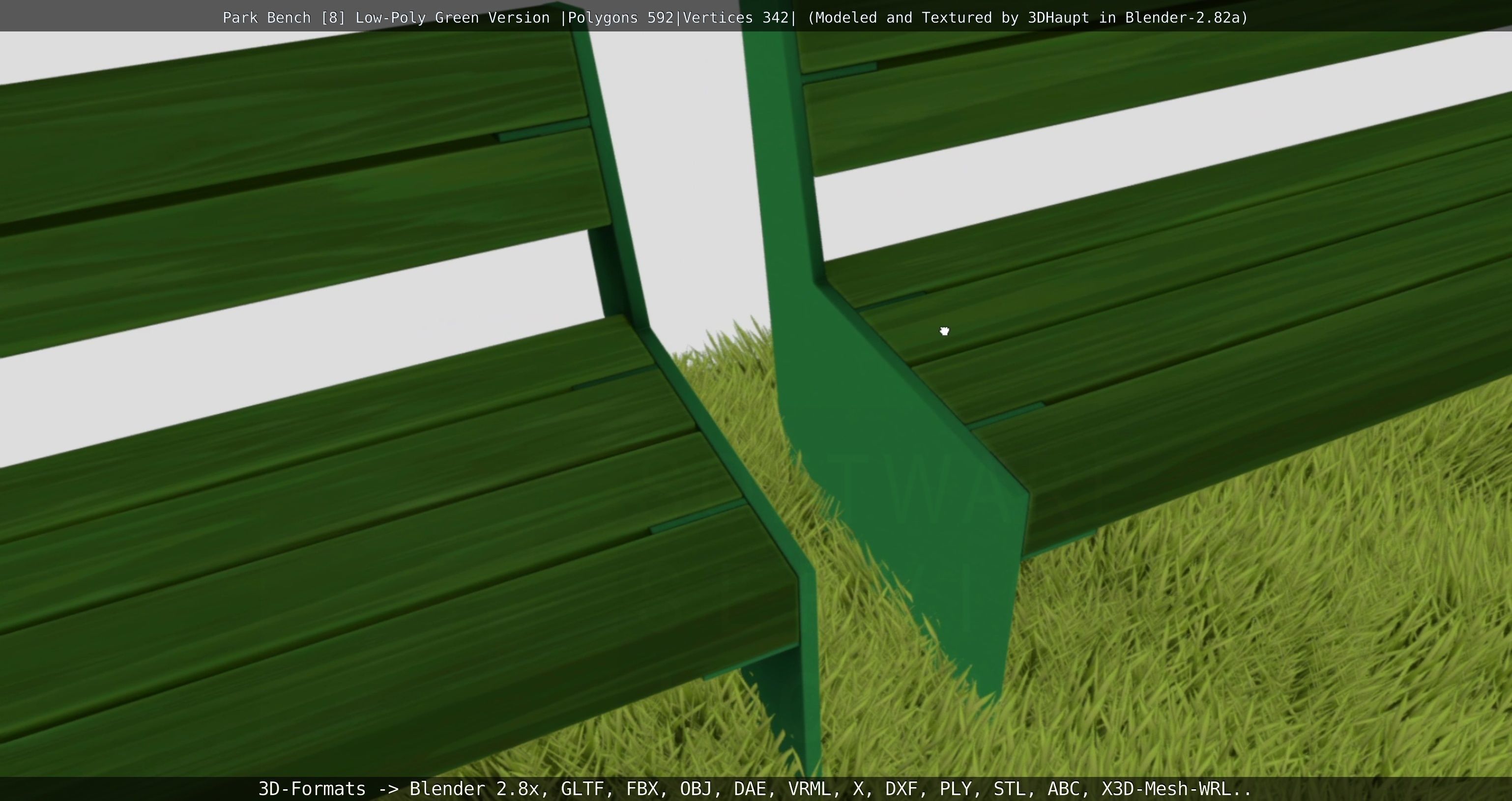 Park Bench -8- 3D Model Collection_45