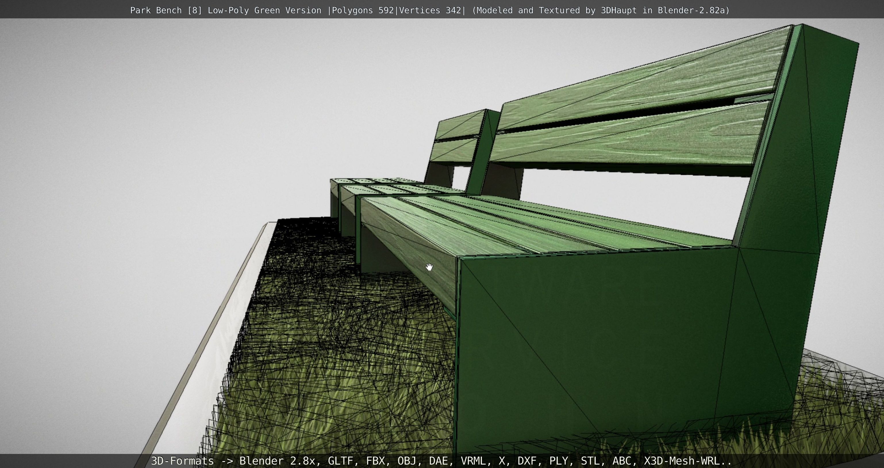 Park Bench -8- 3D Model Collection_65