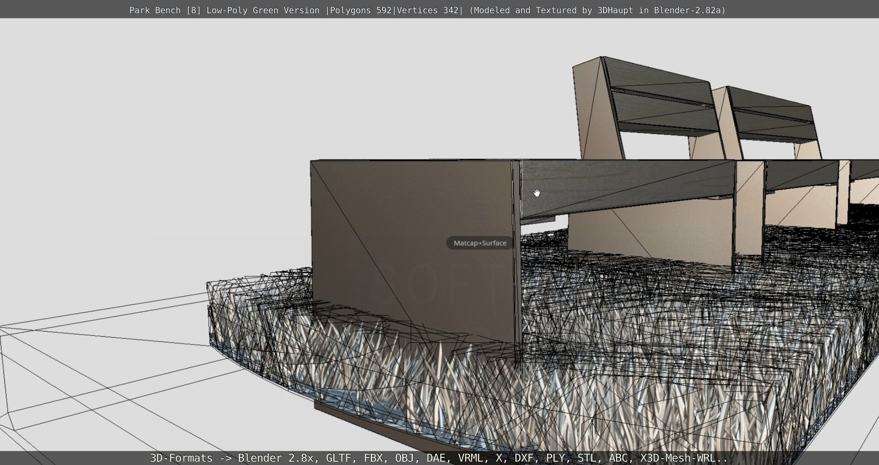 Park Bench -8- 3D Model Collection_72