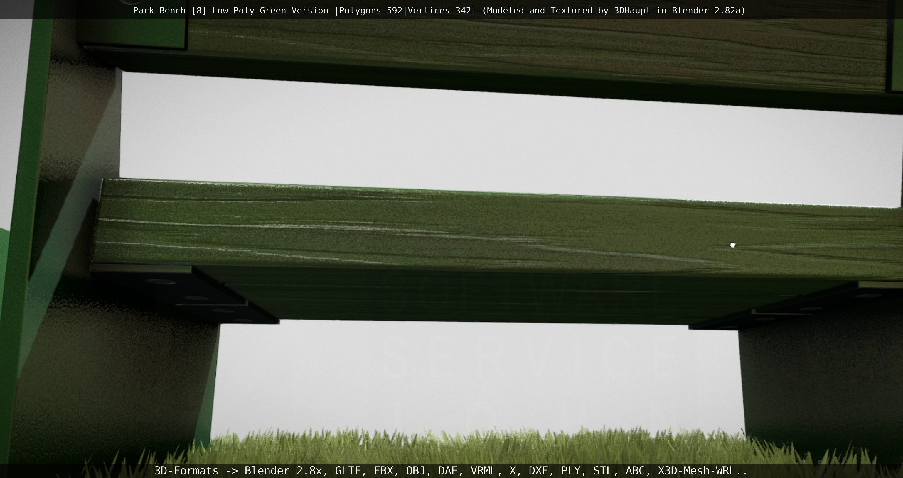 Park Bench -8- 3D Model Collection_54