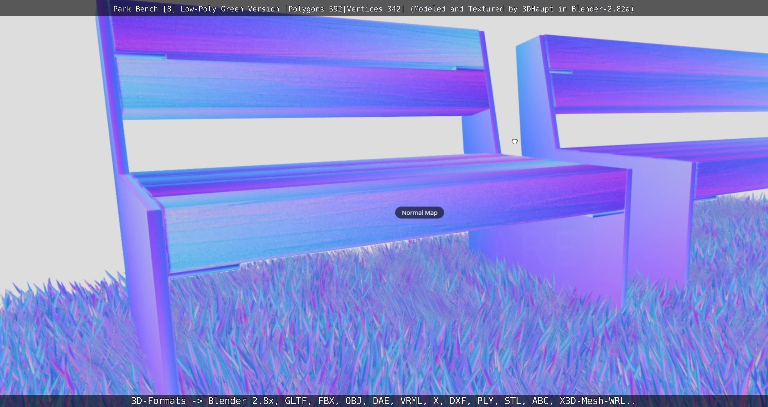 Park Bench -8- 3D Model Collection_50