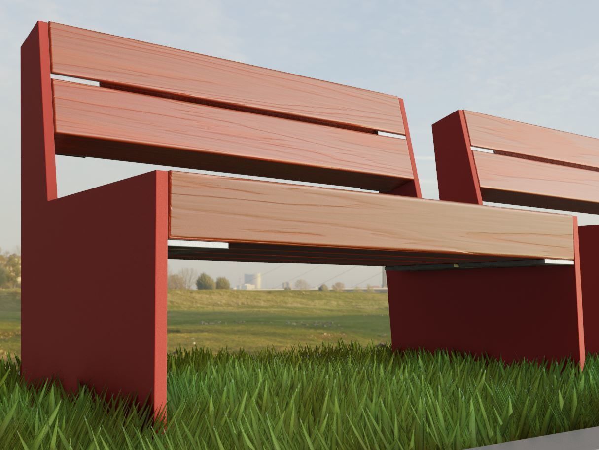Park Bench -8- 3D Model Collection_17