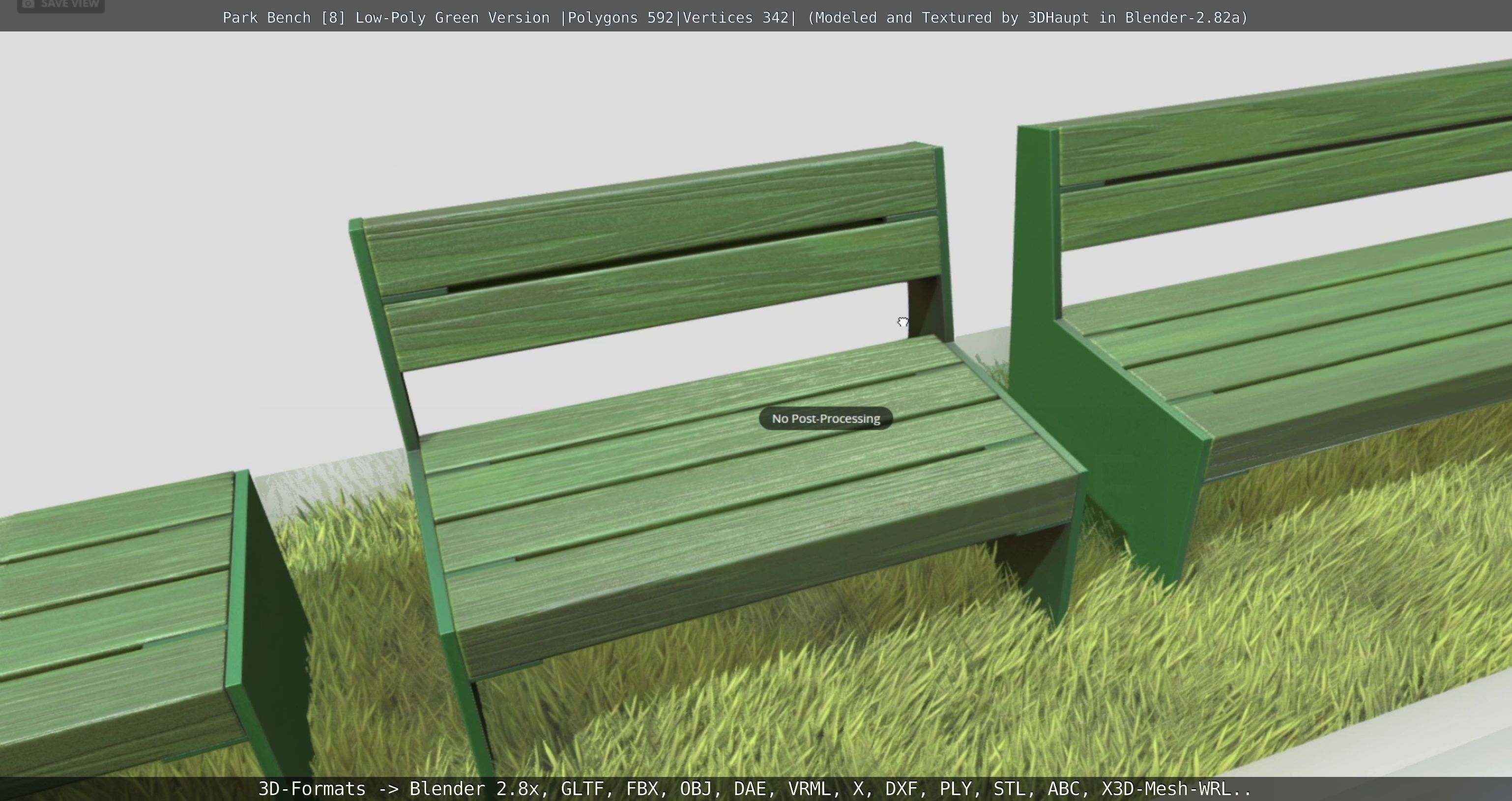 Park Bench -8- 3D Model Collection_53