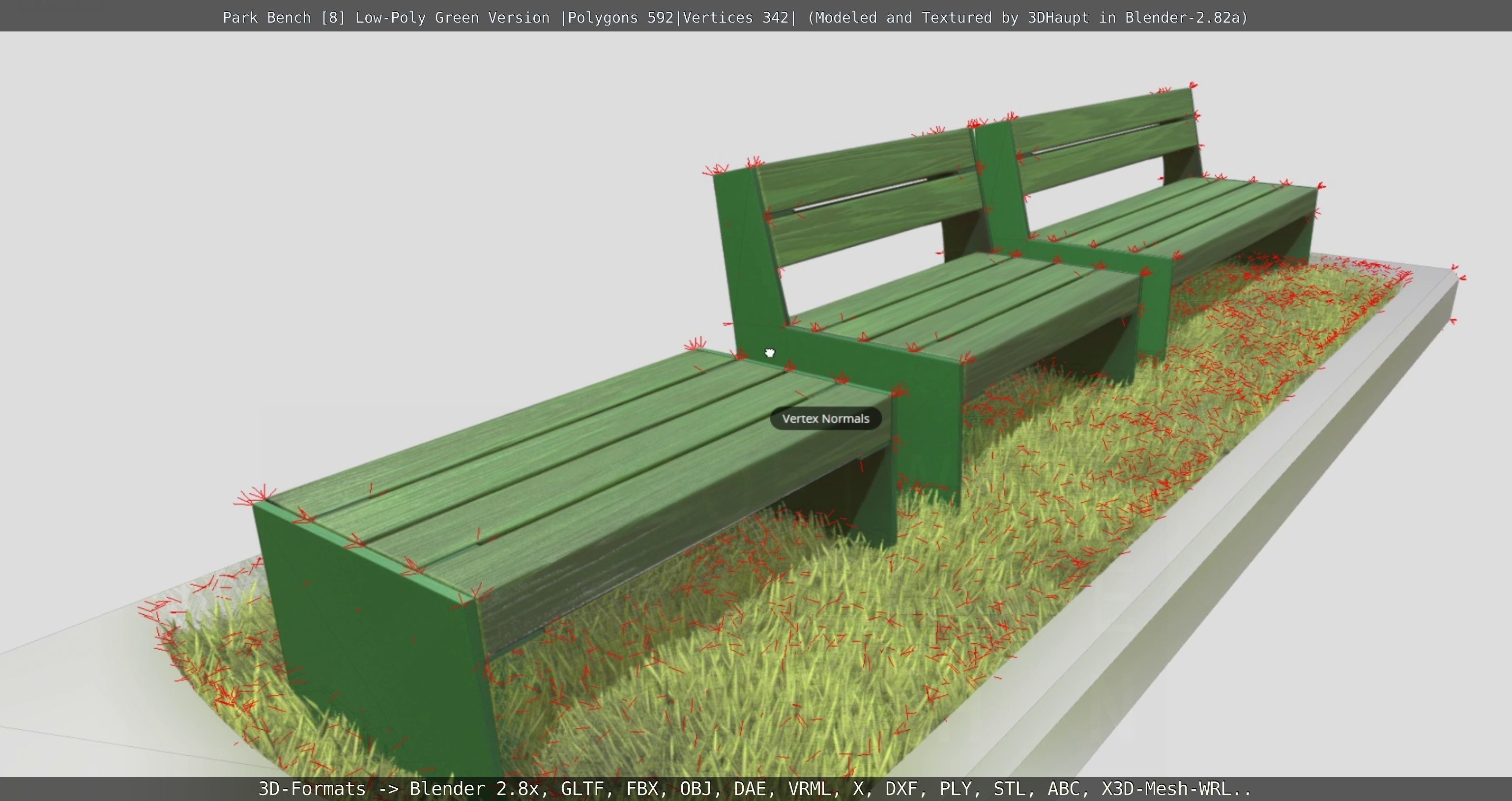 Park Bench -8- 3D Model Collection_33