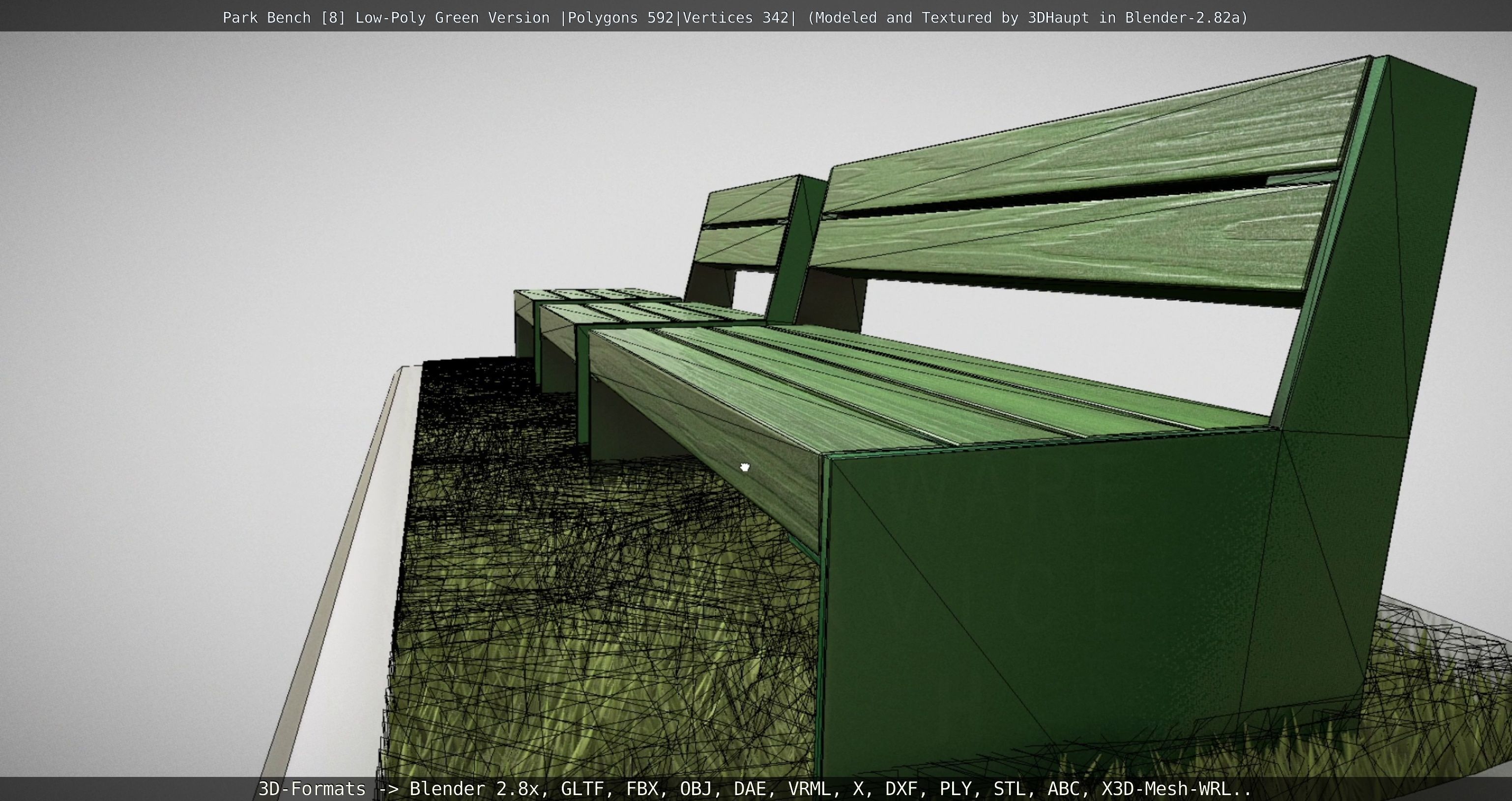 Park Bench -8- 3D Model Collection_62