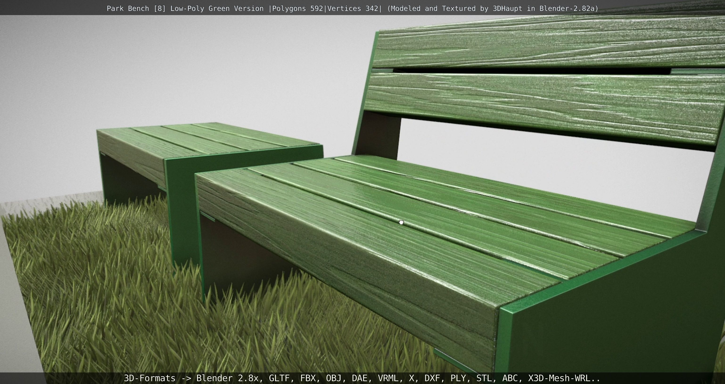 Park Bench -8- 3D Model Collection_48