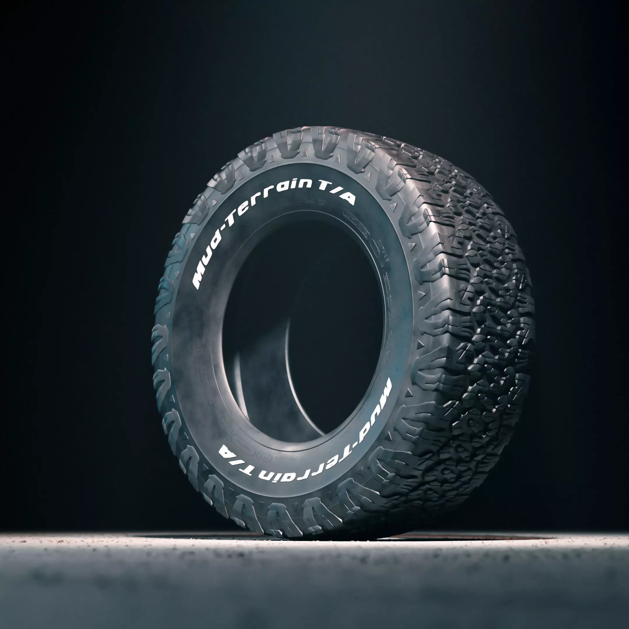 BF Goodrich All Terrain off road tire 3D model