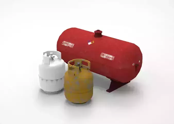 Gas Propane Tank Container Collection