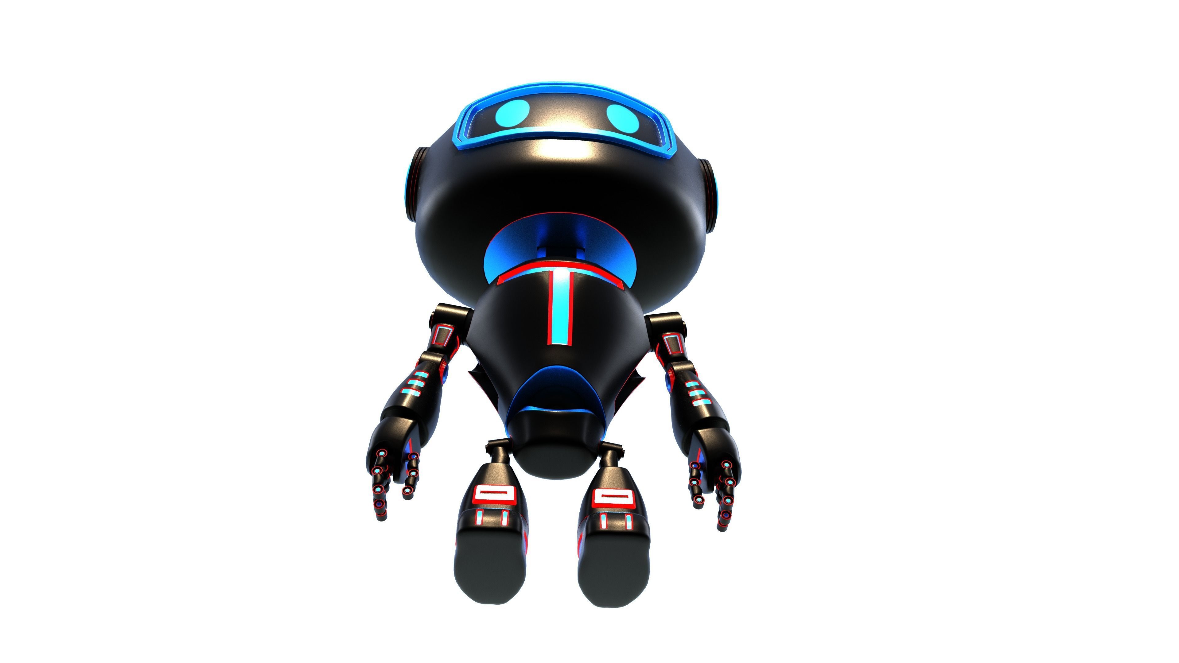 T-robot robot 3D model_8