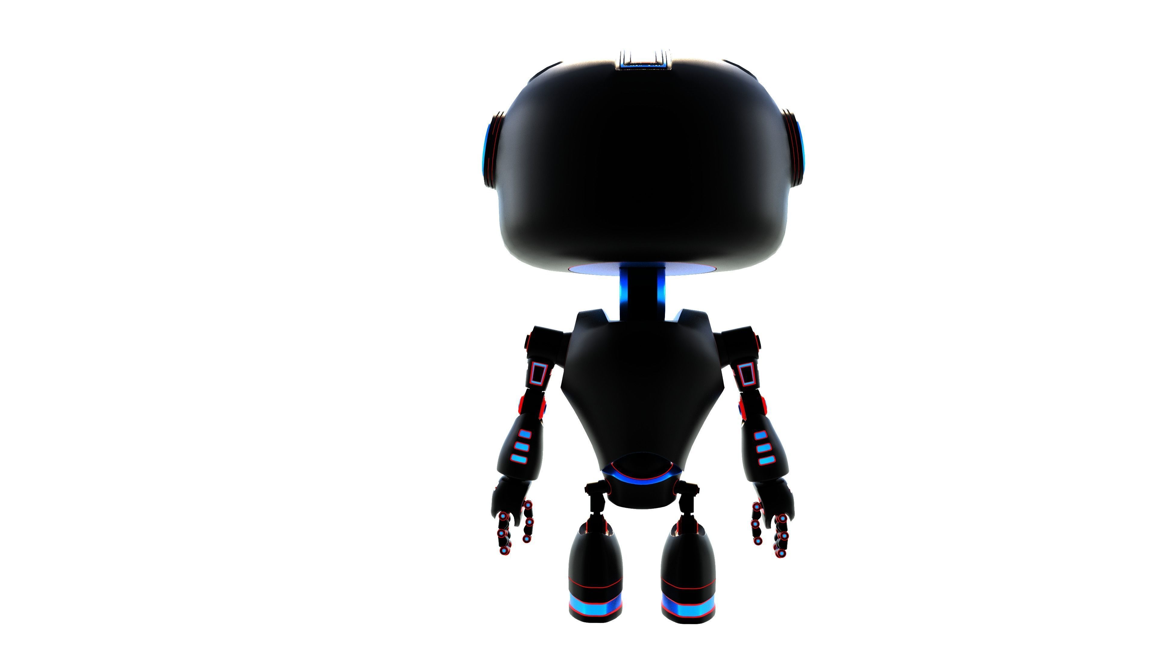 T-robot robot 3D model_3
