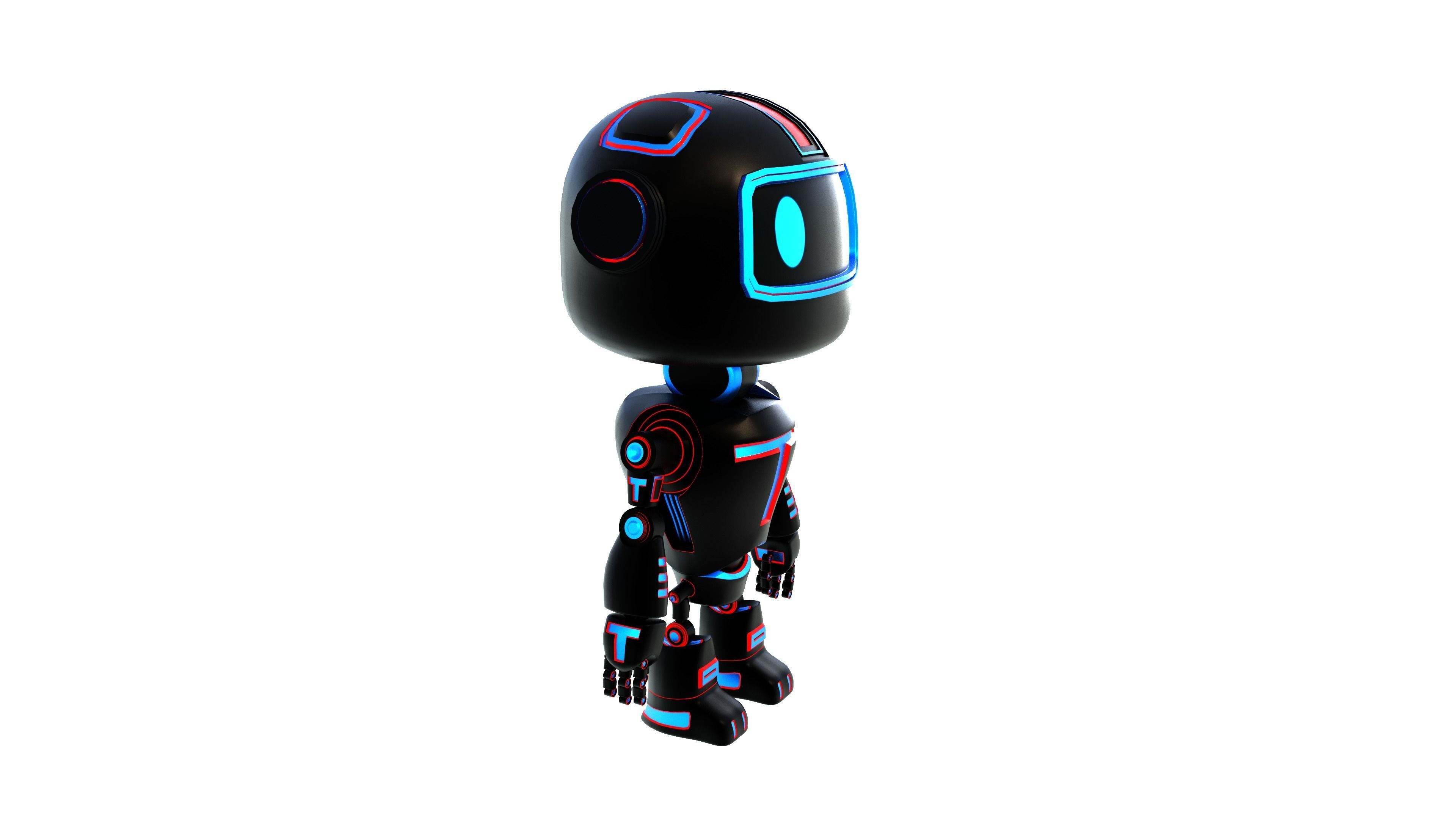 T-robot robot 3D model_6
