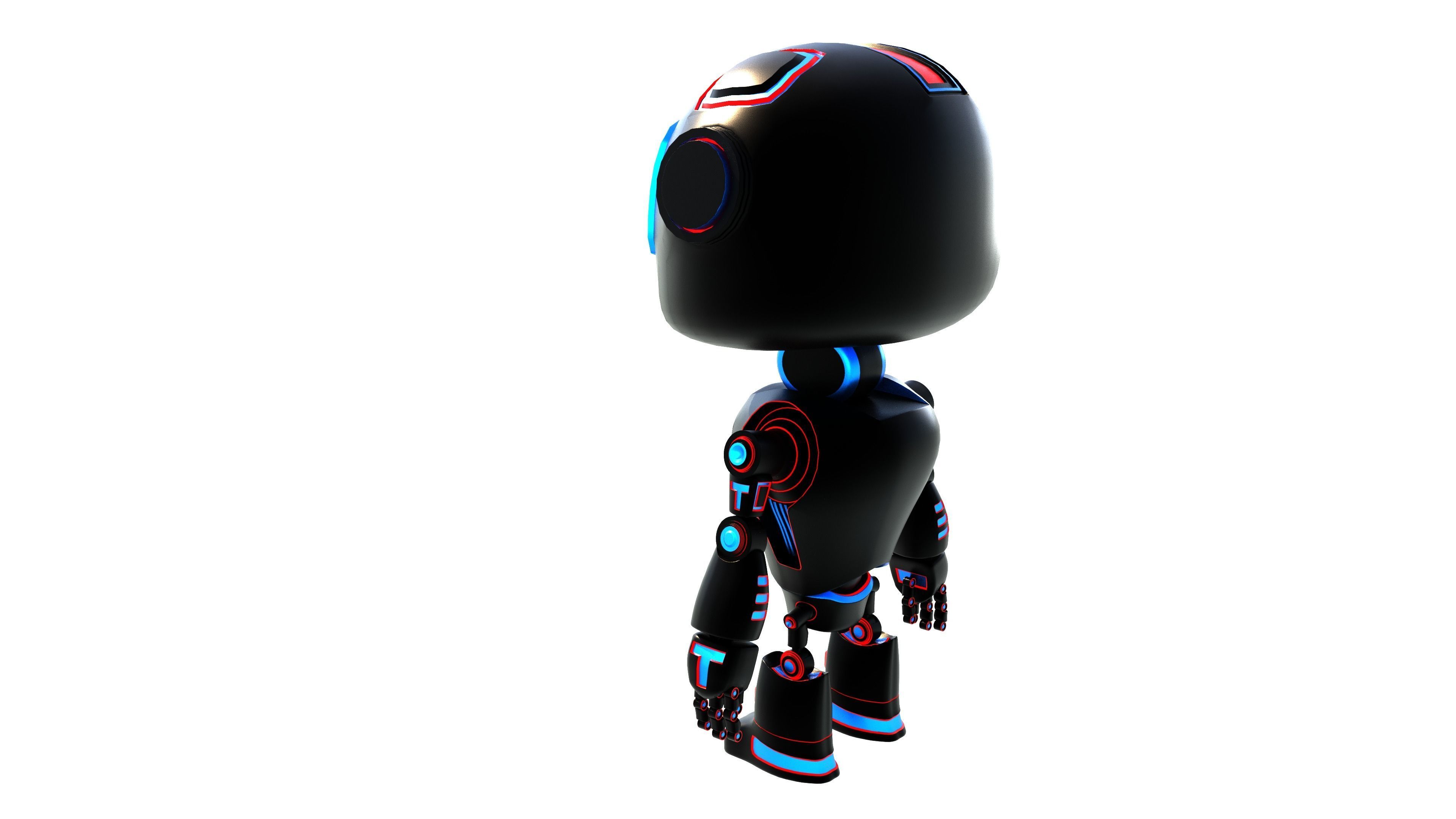 T-robot robot 3D model_2