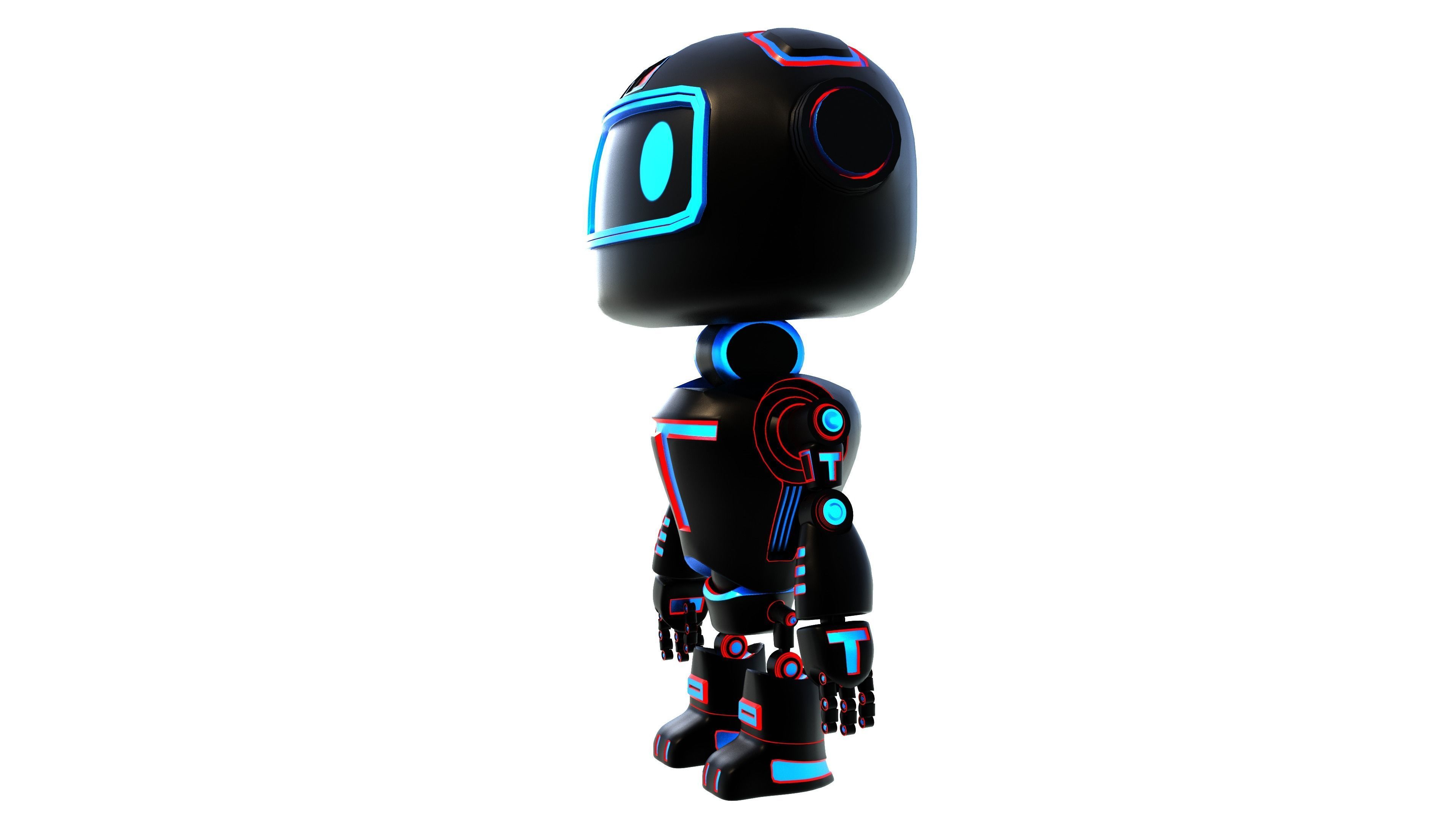 T-robot robot 3D model_1
