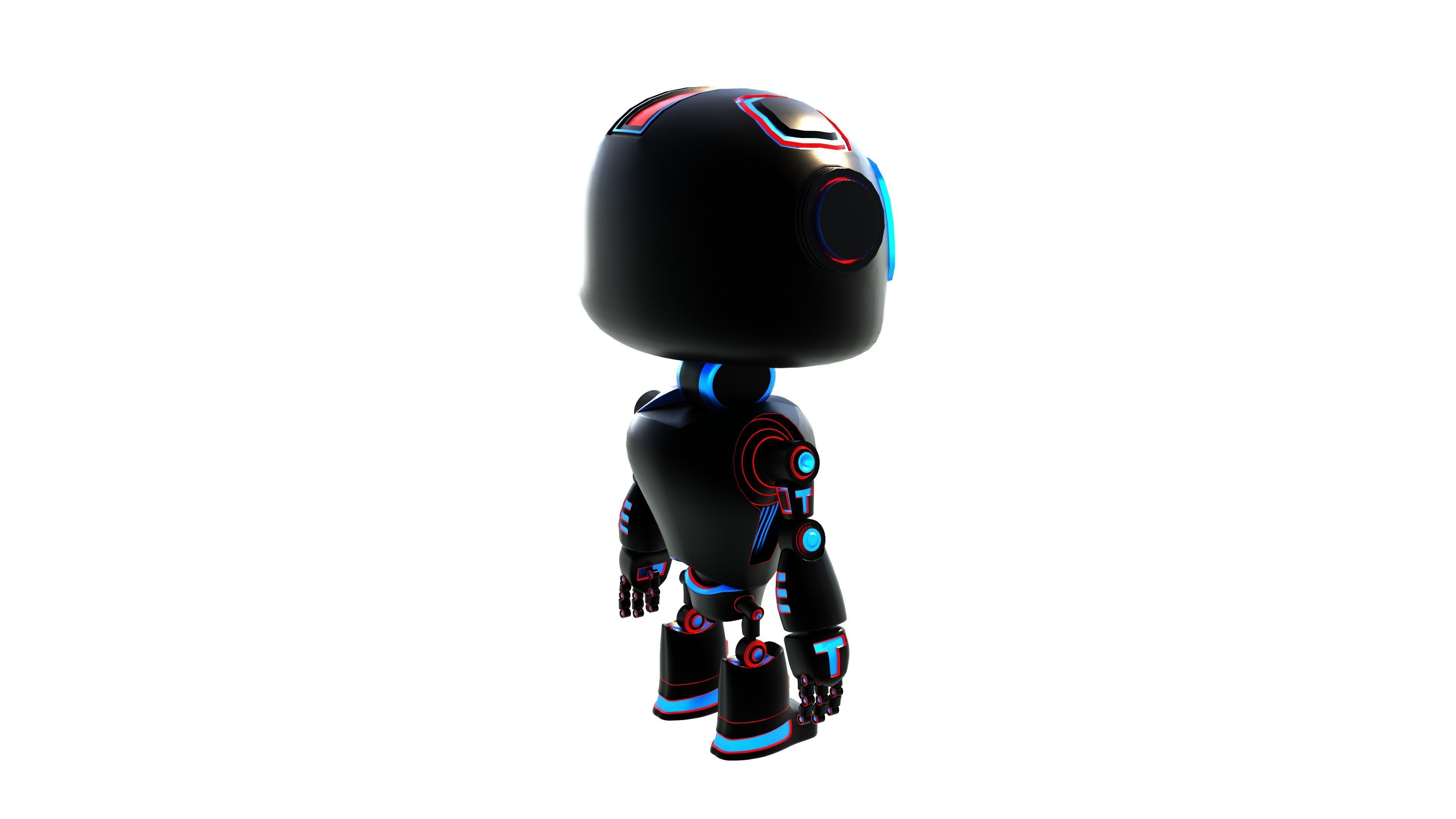 T-robot robot 3D model_4