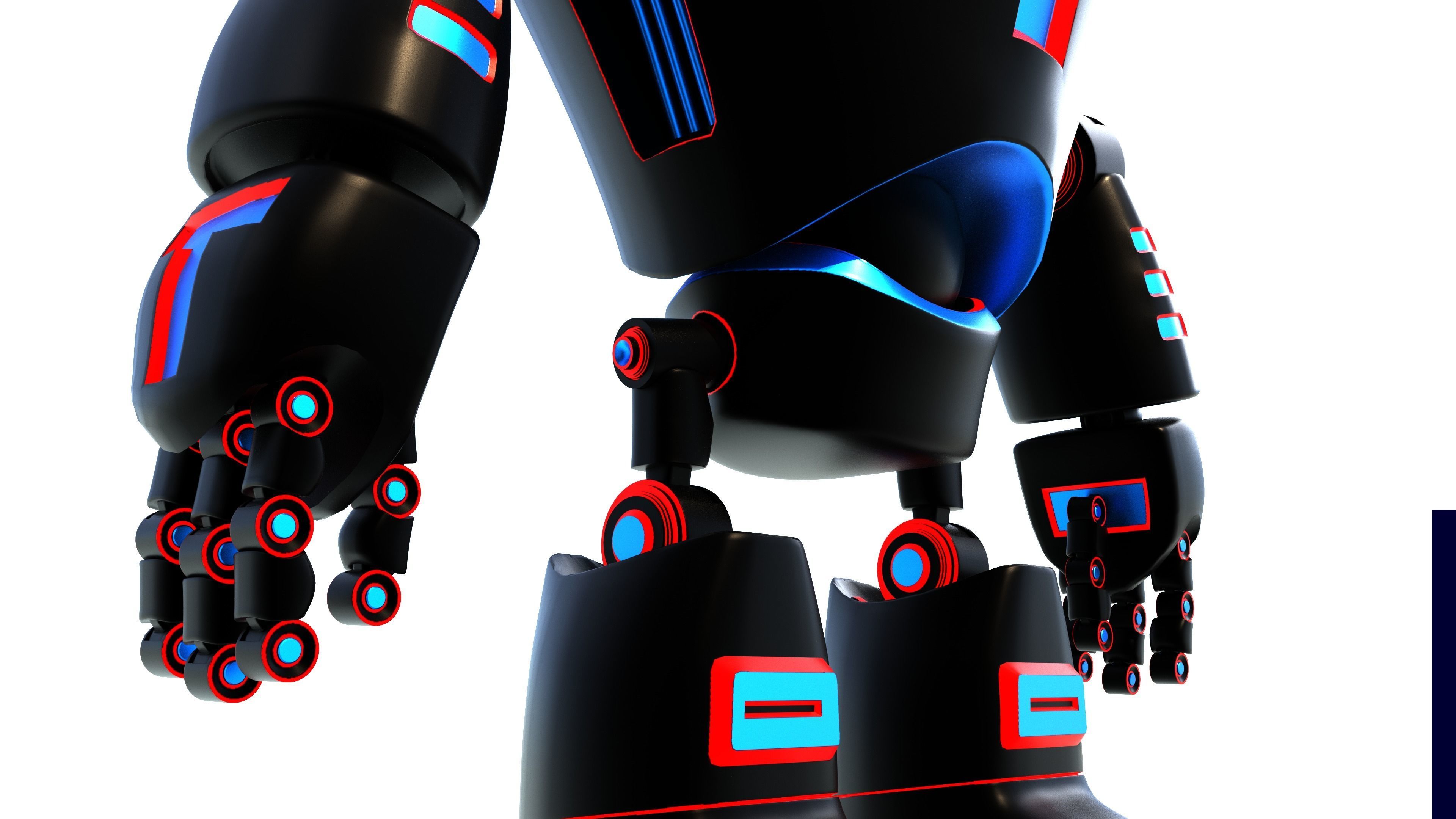 T-robot robot 3D model_10