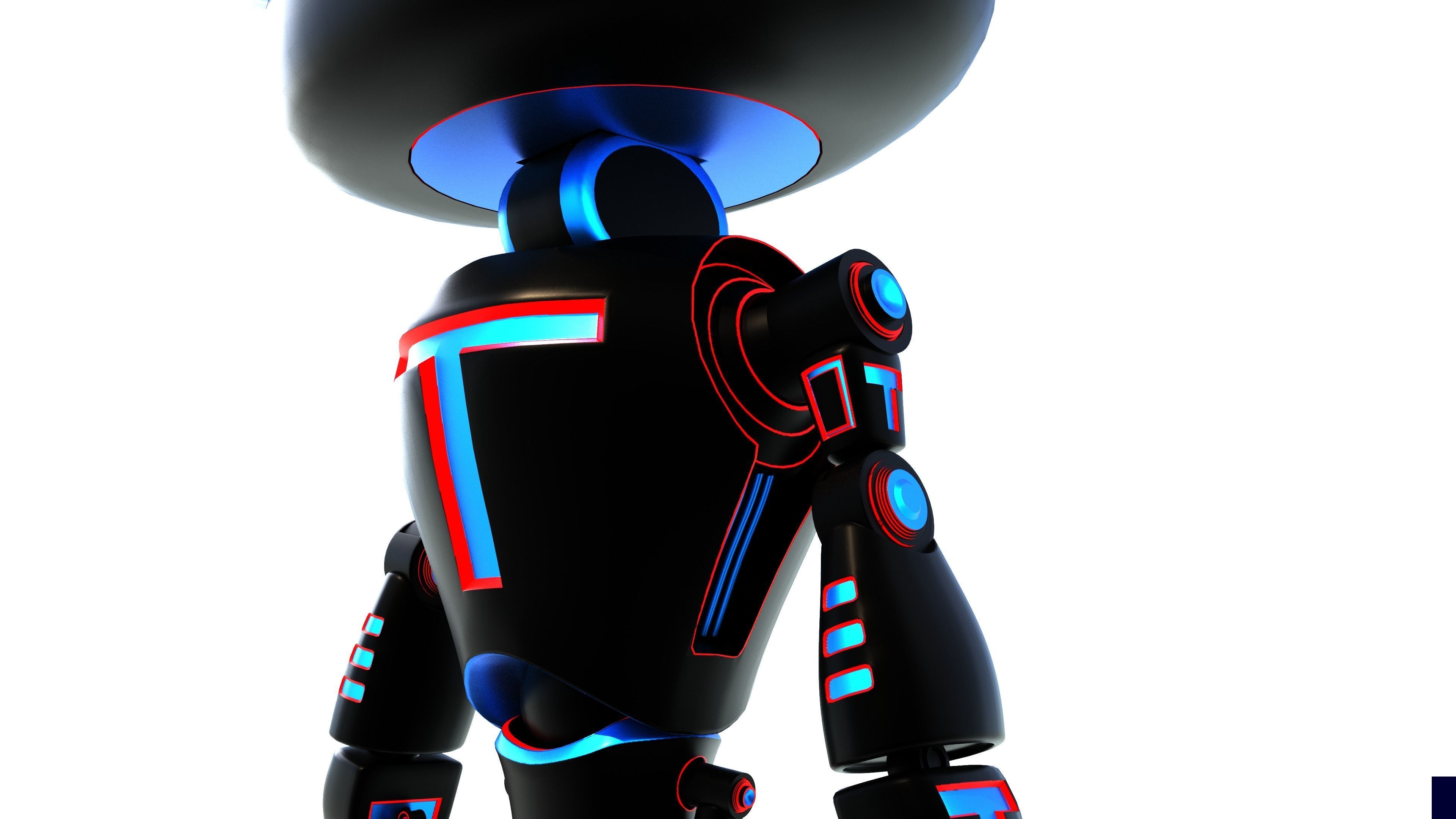 T-robot robot 3D model_9