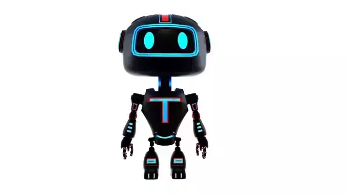 T-robot robot 3D model T-robot robot 3D model