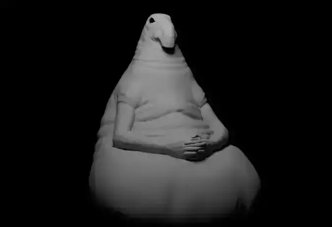 Homunculus loxodontus Zhdun  3D print model