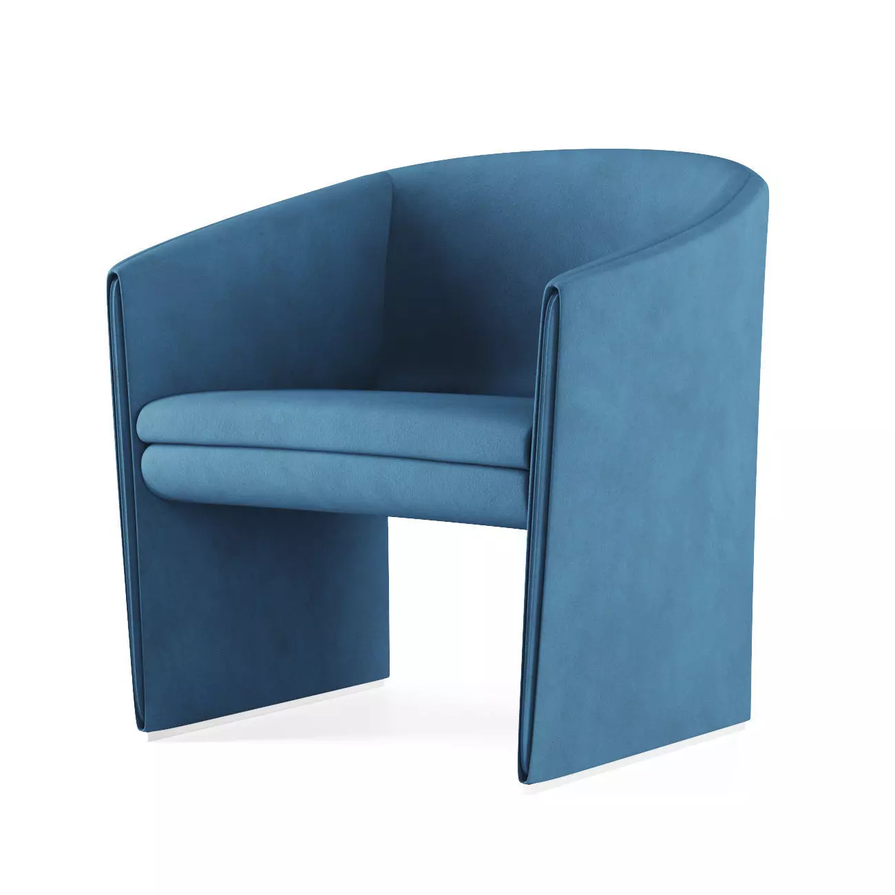 Tacchini Curve Armchair 3D model_0