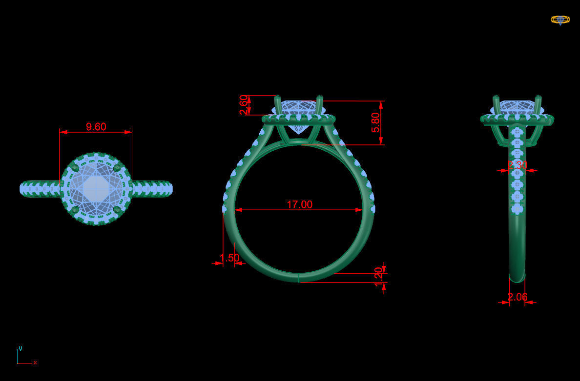Ring 46 3D print model_11