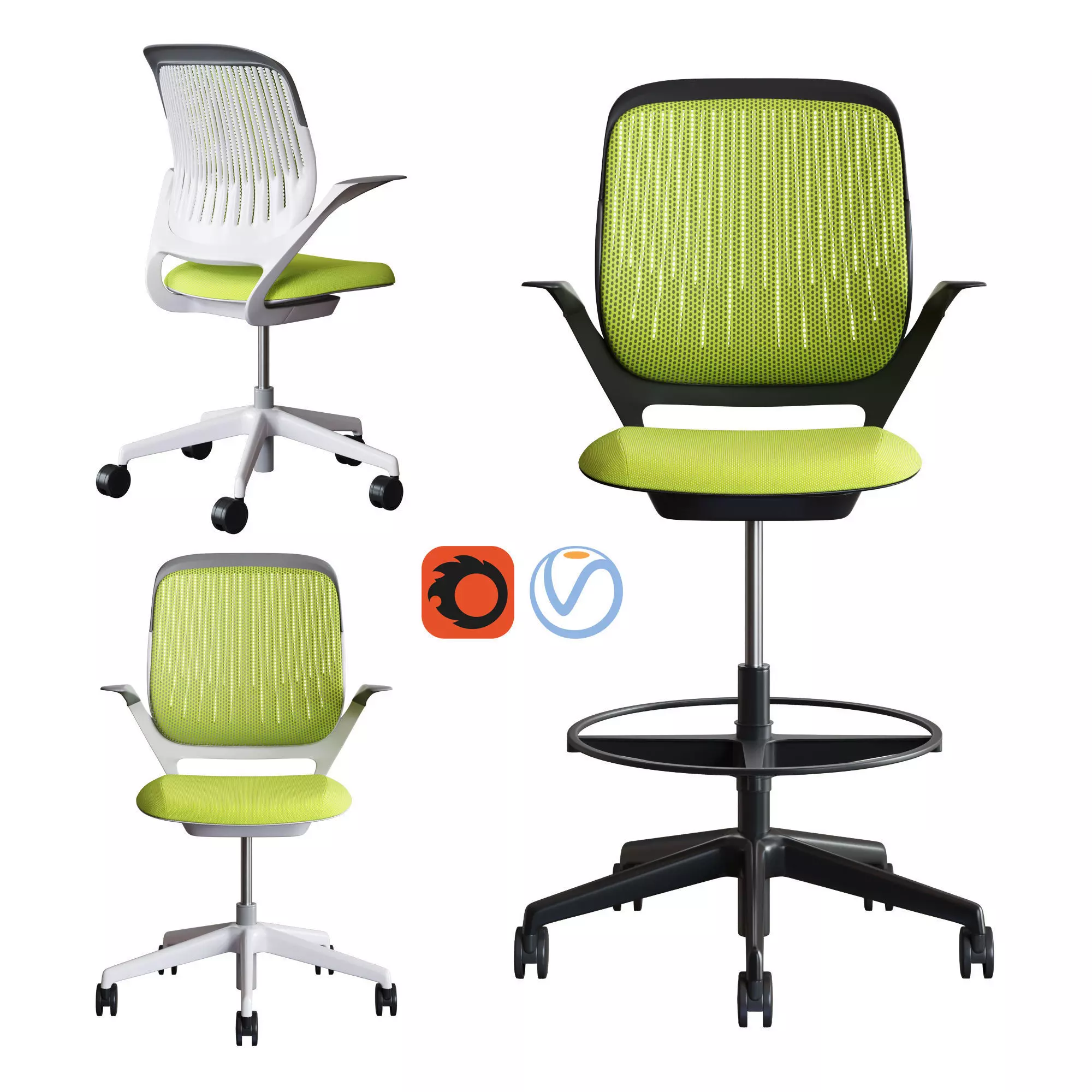 Steelcase - Office Chair Cobi 3D model_0