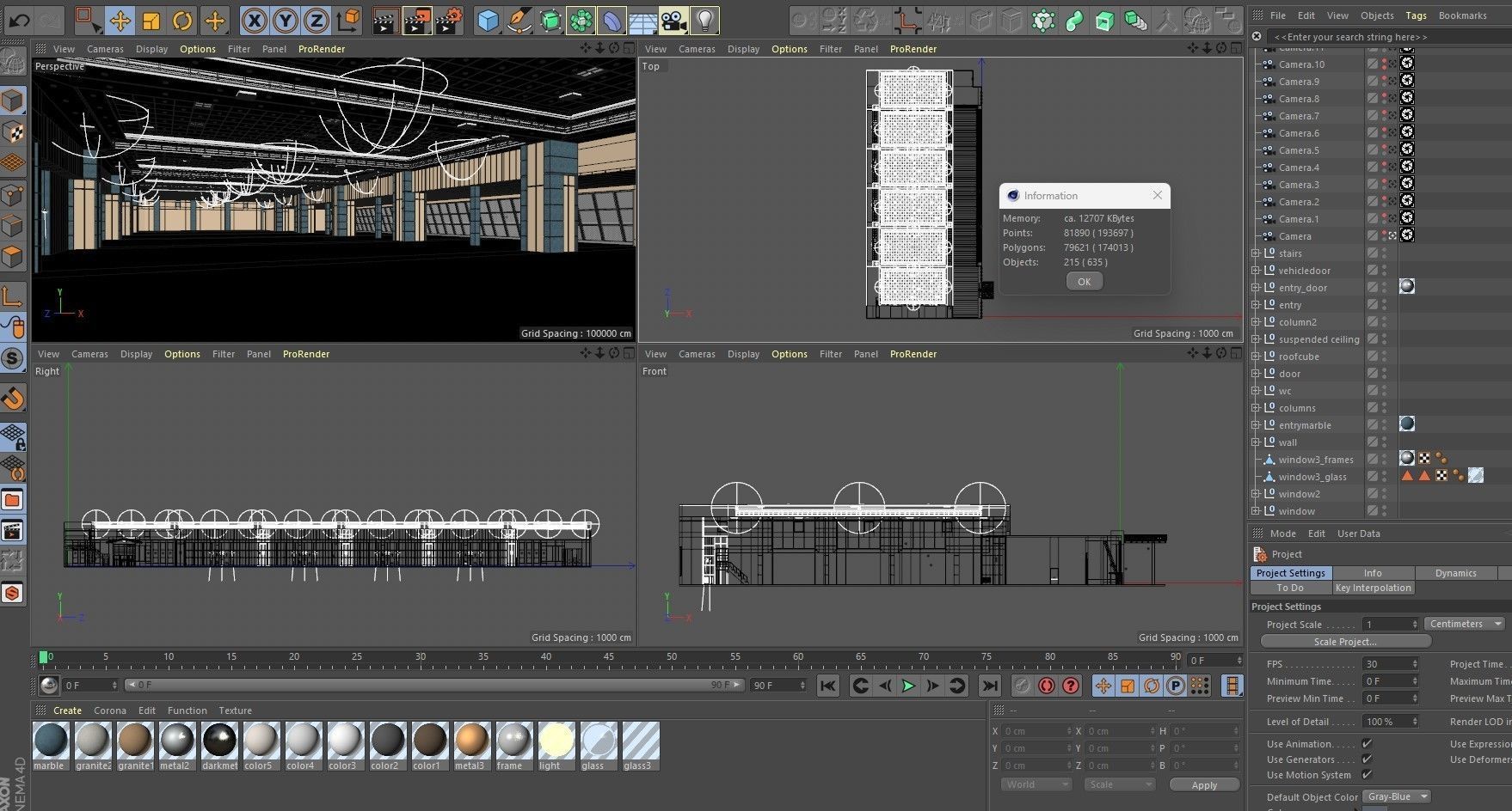 Congress Center Hall 3D model_15