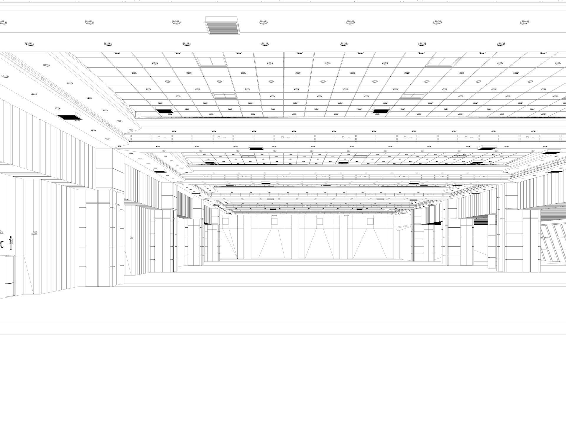 Congress Center Hall 3D model_25