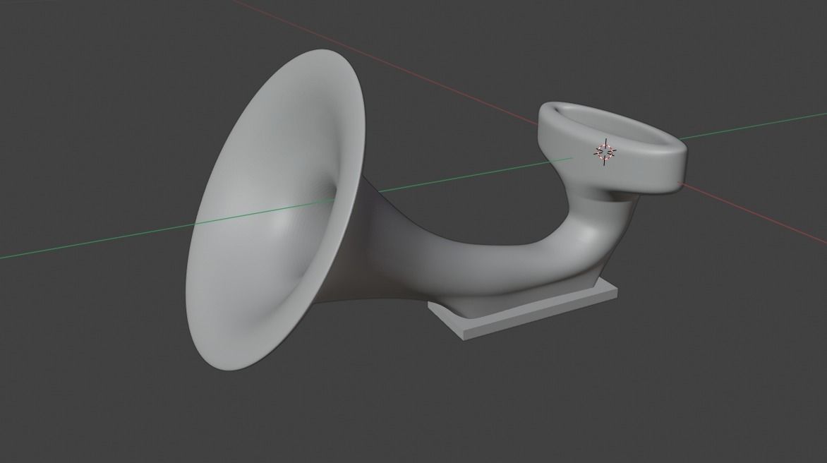 Retro Gramophone for Smart Phone  3D print model_1