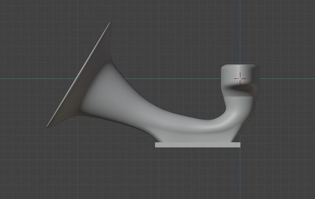 Retro Gramophone for Smart Phone  3D print model_2