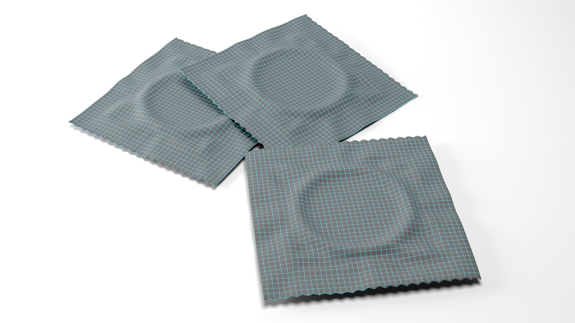 Condom Wrapper 3D model_2