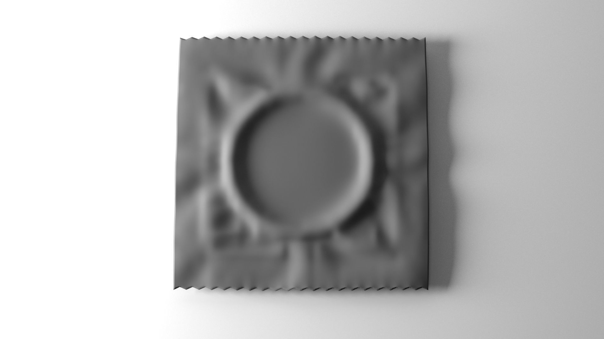 Condom Wrapper 3D model_5