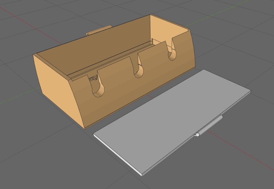 Tooth Brush Holder 3D print model_1