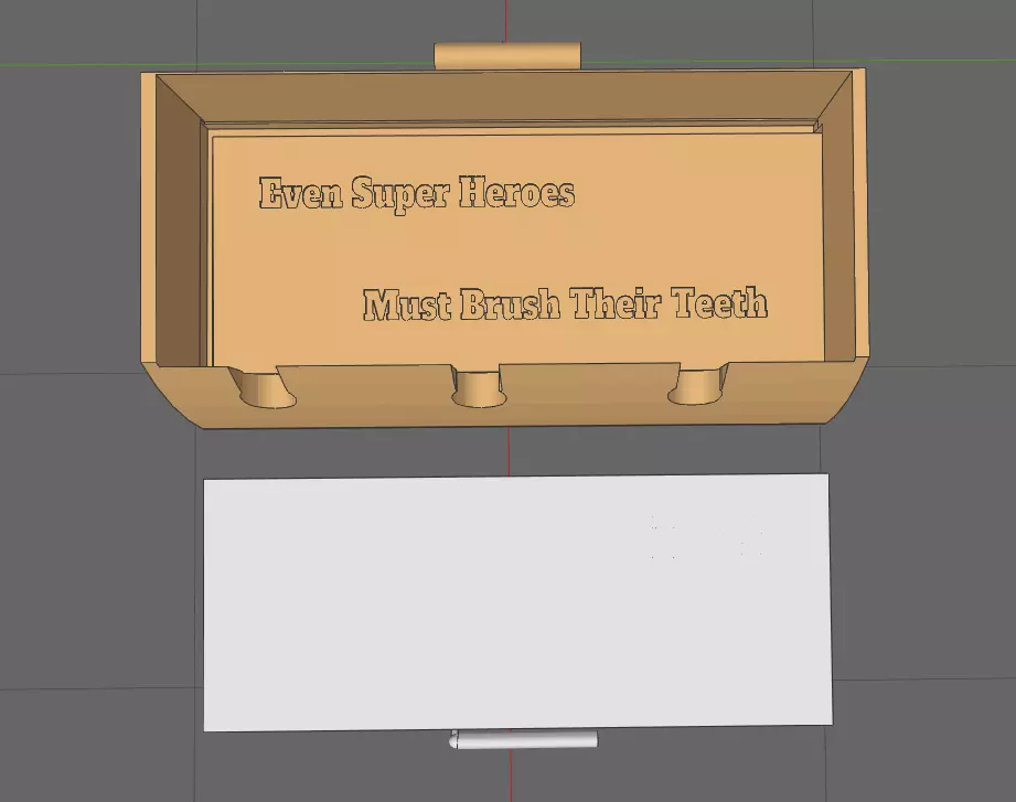 Tooth Brush Holder 3D print model_0