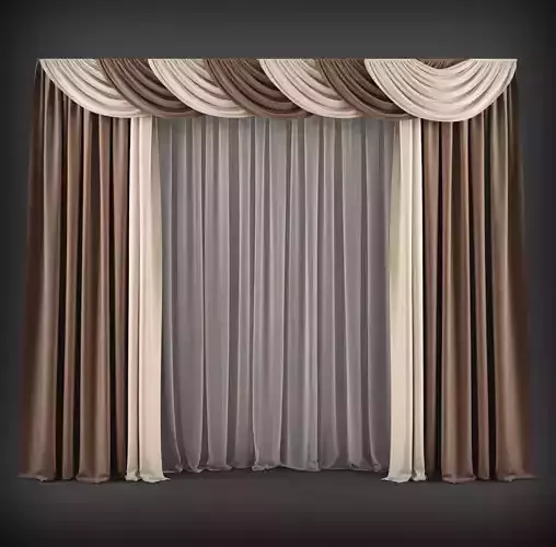 Curtain 3D model 57