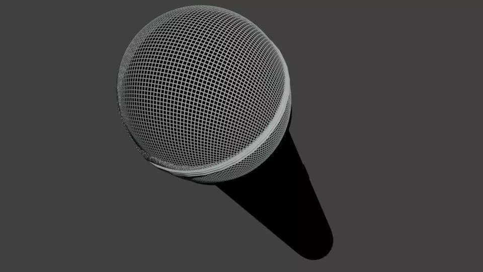 Microphone Free 3D model