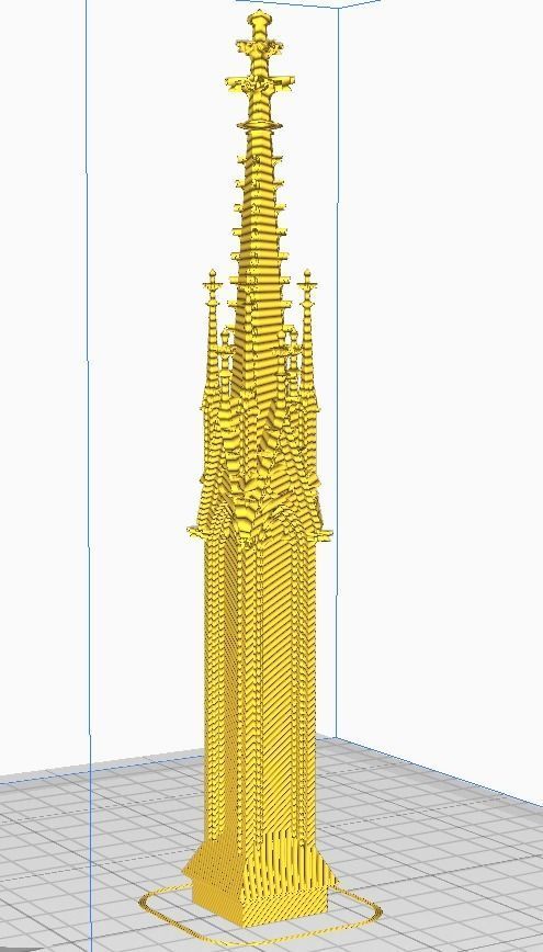 Gothic Spire of Cologne Cathedral 3D print model_3