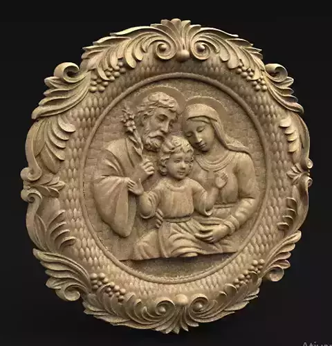 Holy Family 3D Model