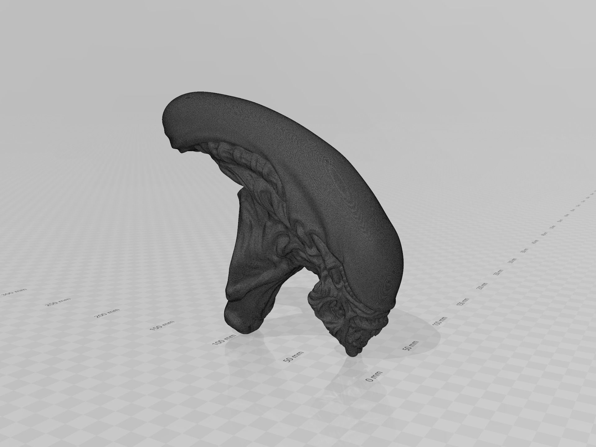 Alien Xenomorph Bust 3D print model_20